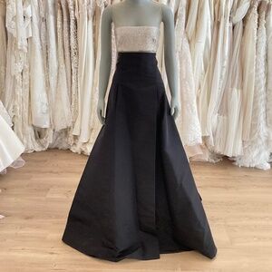 Kaufman Franco Crystal bodice Black gown